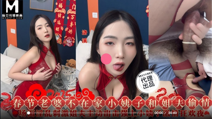 SZL028-春节老婆不在家小姨子和姐夫偷情