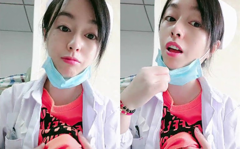 护士小姐姐上班不老实玩黄播